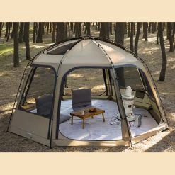 KZM Viva Dome Shelter Plus - Sand -Online Camping Supplies 02 ea0c4a71 12b5 4c43 84b6 f9e811a35b6b