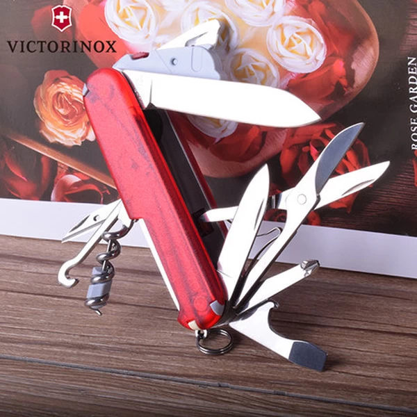 Victorinox Traveller Lite - Red Transparent 6 Victorinox Traveller Lite - Red Transparent - Image 4