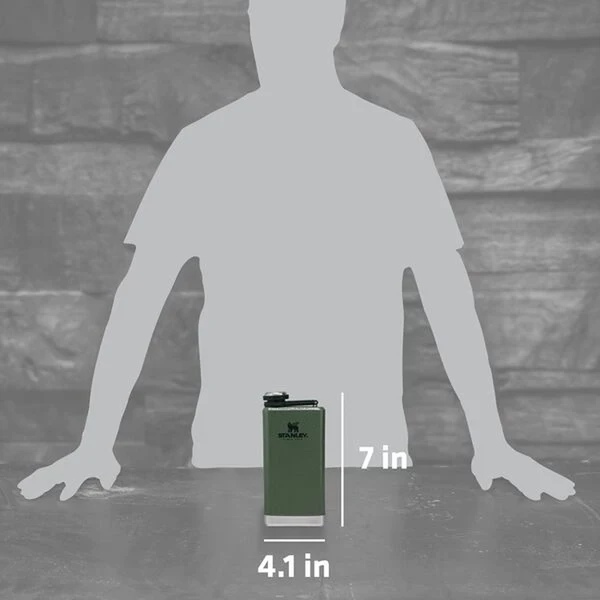 Stanley Adventure Shot Glass Set + Flask Hammertone Green 6 Stanley Adventure Shot Glass Set + Flask Hammertone Green - Image 4