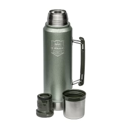 Stanley Limited Edition Classic Vacuum Bottle 108th Anniversary 1.1QT Hammertone Green 10 Stanley Limited Edition Classic Vacuum Bottle 108th Anniversary 1.1QT Hammertone Green -Online Camping Supplies 10 08266 042 2