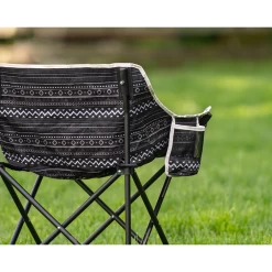 KZM New Hug Chair Black -Online Camping Supplies 10 486b9772 19e4 4d5d 8402 1e0a3a814424