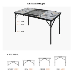 KZM Connect 3 Folding BBQ Table 13 KZM Connect 3 Folding BBQ Table -Online Camping Supplies 10 945219cf b068 4a62 9d05 893c0cd6a88a
