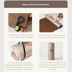 CSTUR Camping Inflatable Bed - Tan -Online Camping Supplies 11 964fd094 c22d 4ab4 8ae7 41d4e1be72e0