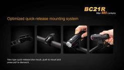 Fenix BC21R USB Rechargable Bicycle Light 880 Lumens -Online Camping Supplies 11 BC21R 38840.1450900824