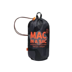 Mac In A Sac Edition - Unisex Waterproof Packable Camo Jacket Windbreaker -Online Camping Supplies 1219BLK 1