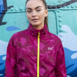 Mac In A Sac Edition - Unisex Waterproof Packable Camo Jacket Windbreaker -Online Camping Supplies 1220PK 1