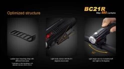 Fenix BC21R USB Rechargable Bicycle Light 880 Lumens -Online Camping Supplies 12 BC21R 71061.1450900824
