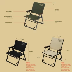 Cargo Container Cosy Folding Chair - L -Online Camping Supplies 13 eb41c032 bd08 40a7 a20e f041b93a3a34