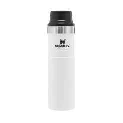 Stanley Trigger Action Travel Mug -Online Camping Supplies 160z polar white 3 1