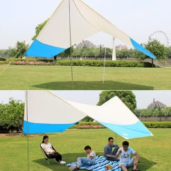 Hewolf 4-8P Outdoor Camping Tarp -Online Camping Supplies 1682 9 600x600 453eb15d 3eda 469e a4ac 86e9edeb9e1c