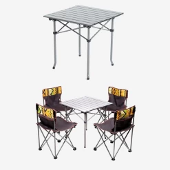 Hewolf 5pcs Set Camping Foldable Table And Chairs 20 Hewolf 5pcs Set Camping Foldable Table And Chairs -Online Camping Supplies 1746 12 1