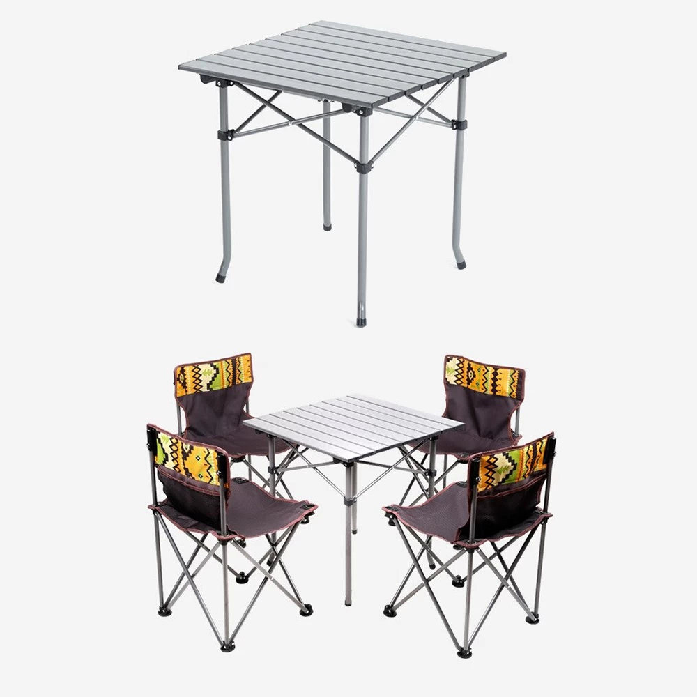 Hewolf 5pcs Set Camping Foldable Table And Chairs 10 Hewolf 5pcs Set Camping Foldable Table And Chairs - Image 8