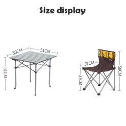 Hewolf 5pcs Set Camping Foldable Table And Chairs 21 Hewolf 5pcs Set Camping Foldable Table And Chairs -Online Camping Supplies 1746 9 1