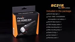 Fenix BC21R USB Rechargable Bicycle Light 880 Lumens -Online Camping Supplies 17 BC21R 93185.1450900824
