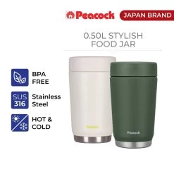 Peacock 0.50L Stylish Food Jar - Khaki 11 Peacock 0.50L Stylish Food Jar - Khaki -Online Camping Supplies 1 3 fae3e94a 1d11 4e93 af9d 92e2f0e75a86