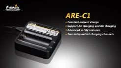 Fenix ARE-C1 18650 Battery Charger -Online Camping Supplies 20131259241667638