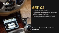Fenix ARE-C1 18650 Battery Charger -Online Camping Supplies 20131259242231378