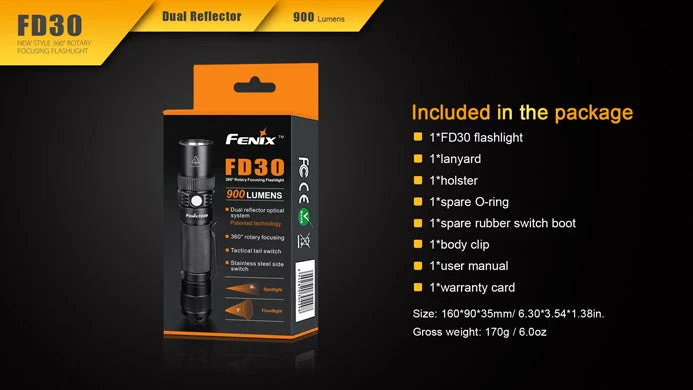 Fenix 360° Rotary Focusing Flashlight 5 Fenix 360° Rotary Focusing Flashlight - Image 3