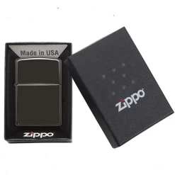 Zippo Ebony Refillable Windproof Lighter - 24756 -Online Camping Supplies 24756 3