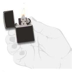 Zippo Ebony Refillable Windproof Lighter - 24756 -Online Camping Supplies 24756 5
