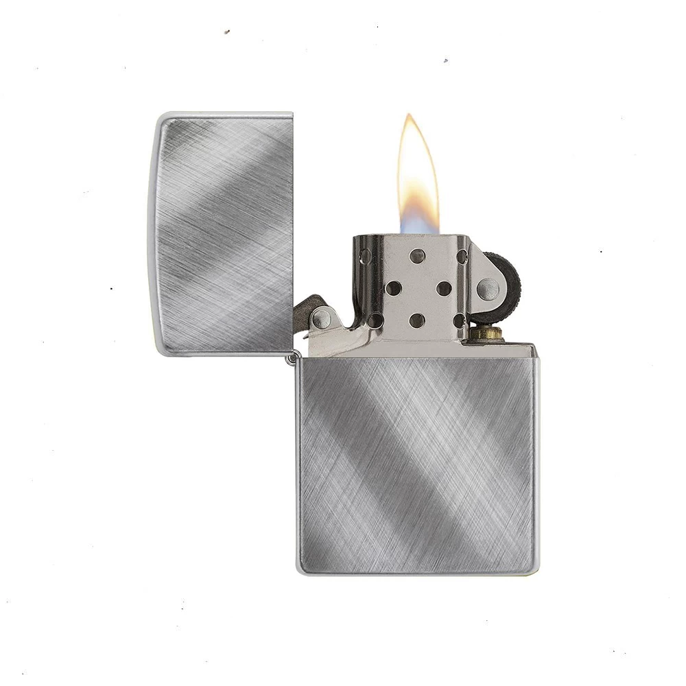Zippo Diagonal Weave Refillable Windproof Lighter - 28182 4 Zippo Diagonal Weave Refillable Windproof Lighter - 28182 - Image 2