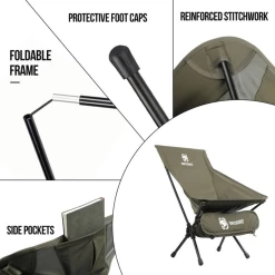 OneTigris Portable Camping Chair Large - Ranger Green 10 OneTigris Portable Camping Chair Large - Ranger Green -Online Camping Supplies 3 a619cdbb 9b63 403a 9c24 7b43faff4c0c