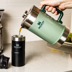Stanley Classic Vacuum French Press 48oz - Hammertone Green -Online Camping Supplies 48 ccbf1744 0fa5 4277 a88d 98c764a6f19d