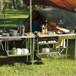 Snow Peak Hanging Rack Frame 2 Stages Set -Online Camping Supplies 4 18f1f852 c8f7 463e 976c 72e626b47edb