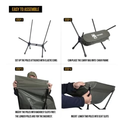 OneTigris Portable Camping Chair Large - Ranger Green 11 OneTigris Portable Camping Chair Large - Ranger Green -Online Camping Supplies 4 7dc007b9 b47a 45c2 b225 f3d2524786c4