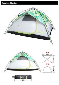 Mobi Garden Camping 3-4P Tent -Online Camping Supplies 5 4