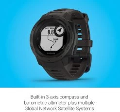 Garmin Instinct GPS Smartwatch - Graphite -Online Camping Supplies 513PRi9ozCL. AC SL1008