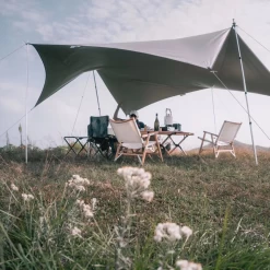 Vidalido 8 Point Medium Tarp Black With 2.2M Pole -Online Camping Supplies 5 123b3dc5 a67e 4022 87b1 48017adbb54e