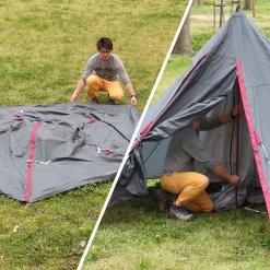 DoD Riders's One Pole Tent -Online Camping Supplies 5 600x600 e850f013 9e46 402a b39f 2f311dbb0b8f