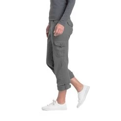 Kuhl W's Kontra Cargo Pant - Carbon -Online Camping Supplies 6065 splas roll up carbon rolled side cc pdp photo