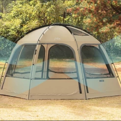 KZM Viva Dome Shelter Plus - Sand -Online Camping Supplies 6 602f3e1b 38e0 45fb 84fc c981527a39a6