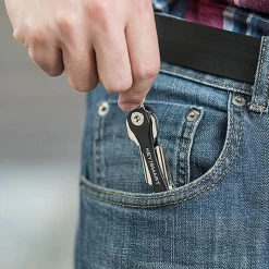 Keysmart Flex Black - Compact Multiple Key Holder Car Key Organizer -Online Camping Supplies 7 24