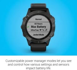 Garmin Fenix 6 GPS Watch - Sapphire Grey -Online Camping Supplies 711EhyjX IL. AC SL1500