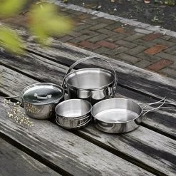Ace Camp Stainless Steel Cooking Set -Online Camping Supplies 77a7d4b2f07016200a8604f7e1c4231d