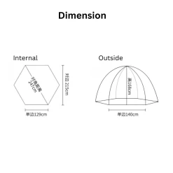 CSTUR Fast Pitch Camping Tent- Black Silver -Online Camping Supplies 7 034b3749 0d53 4125 8953 35a0bb5b2a2e