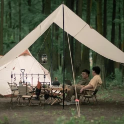 Adventurer Tanxianzhe Waterproof Awning Anti-tearing Sunshade Tarp Outdoor Camping Tan -Online Camping Supplies 7 d1defa4f 8939 4639 beee 6a46dff02424