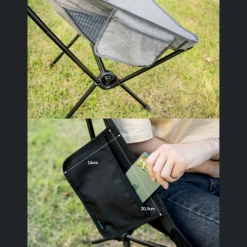 KZM Schwyz High Lightweight Chair Black -Online Camping Supplies 8 1a5a787d 8397 4d30 8af5 d7a39d79766e