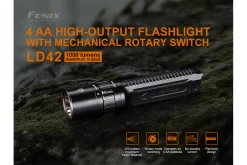 Fenix LD42 XP-L Hi V3 LED Flashlight Black -Online Camping Supplies 8 LD42 38165.1563288791