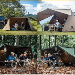 OneTigris Roc Shield Bushcraft Tent TC Version - Ranger Green -Online Camping Supplies 8 a6b2e4d7 bedd 431f bde7 690fb3d7bc4a