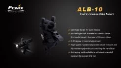 Fenix ALB-10 New Bicycle Mount 12 Fenix ALB-10 New Bicycle Mount -Online Camping Supplies ALB 10 2 04595 49981.1443049099