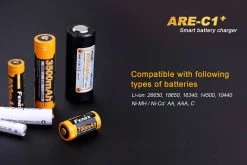Fenix ARE-C1+ Smart Battery Charger -Online Camping Supplies ARE C1plus battery charger compatible