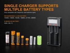 Fenix ARE-D2 Micro USB Dual Channel Smart Charger -Online Camping Supplies ARE D2 E 03 67924.1559144993