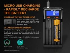 Fenix ARE-D2 Micro USB Dual Channel Smart Charger -Online Camping Supplies ARE D2 E 04 26353.1559144995