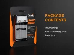 Fenix ARE-D2 Micro USB Dual Channel Smart Charger -Online Camping Supplies ARE D2 E 09 92402.1559144995