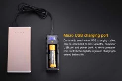 Fenix ARE-X1+ Smart USB Battery Charger -Online Camping Supplies ARE X1plus battery charger charge device