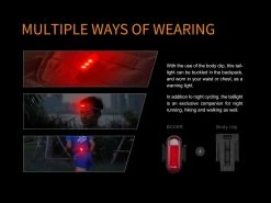 Fenix BCO5R Multifunctional Rechargable Bicycle Tail Light -Online Camping Supplies BC05R 07 E 89845.1542211099